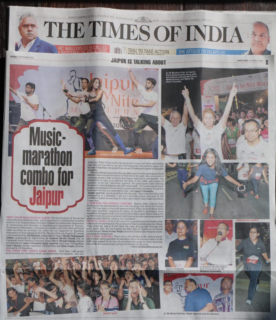 The Times of India - Jaipur, September 20, 2016