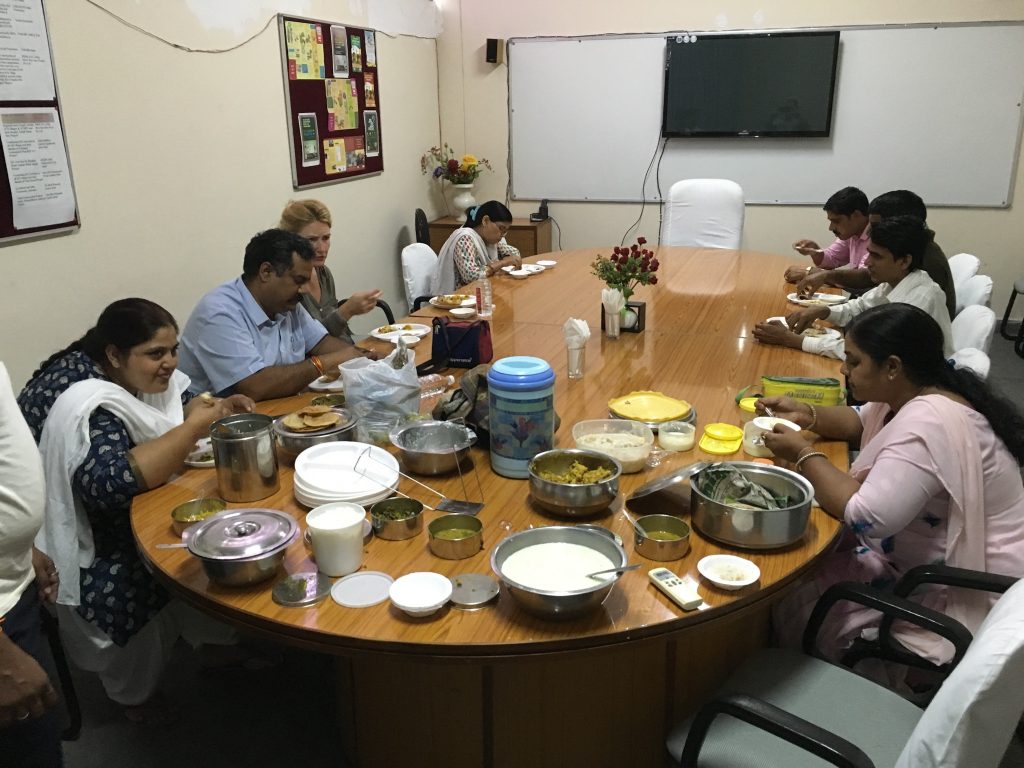 Lunch at the boardroom for Pitru Paksha